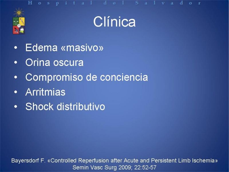 Diapositiva 10 de Síndrome de Reperfusión