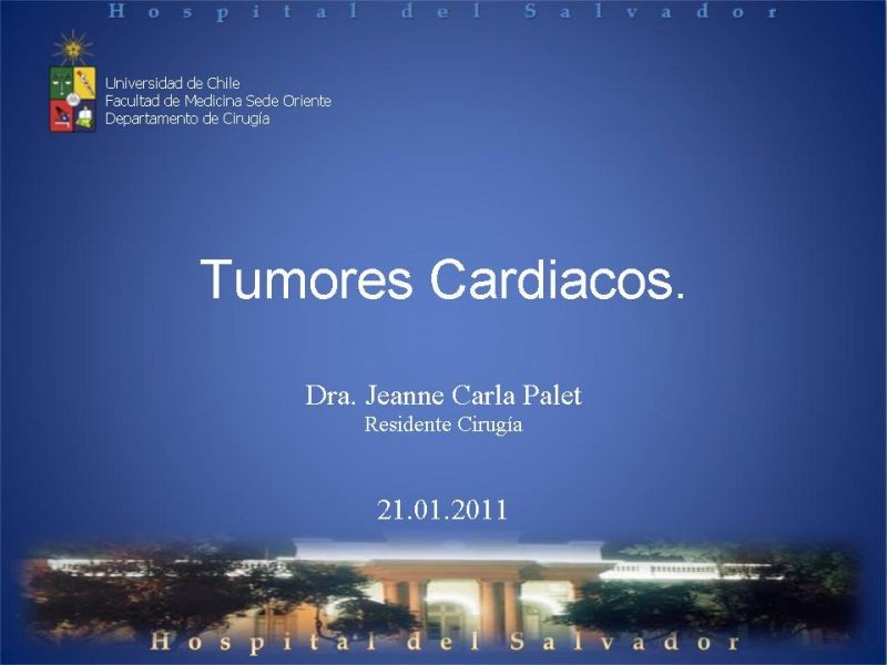 Diapositiva 42 de Tumores Cardiacos