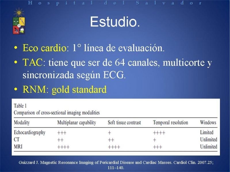 Diapositiva 3 de Tumores Cardiacos