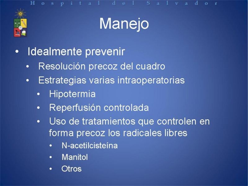 Diapositiva 13 de Síndrome de Reperfusión