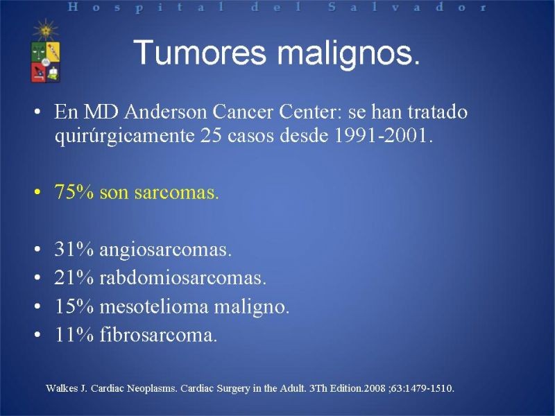 Diapositiva 26 de Tumores Cardiacos