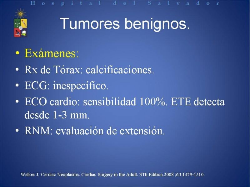 Diapositiva 10 de Tumores Cardiacos