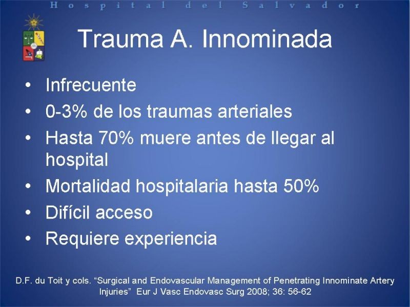 Diapositiva 18 de Trauma Vascular Cervical