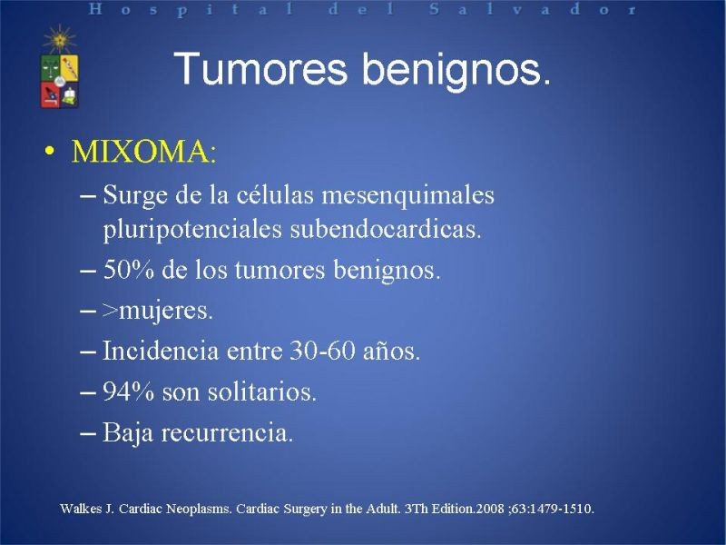 Diapositiva 6 de Tumores Cardiacos