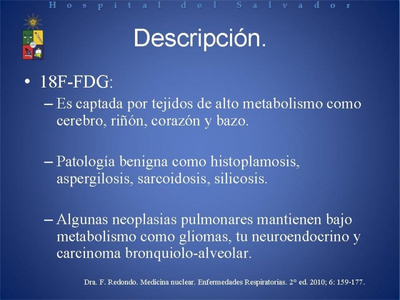 Diapositiva 7 de PET-CT en cáncer de Pulmón