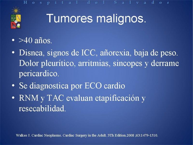 Diapositiva 27 de Tumores Cardiacos