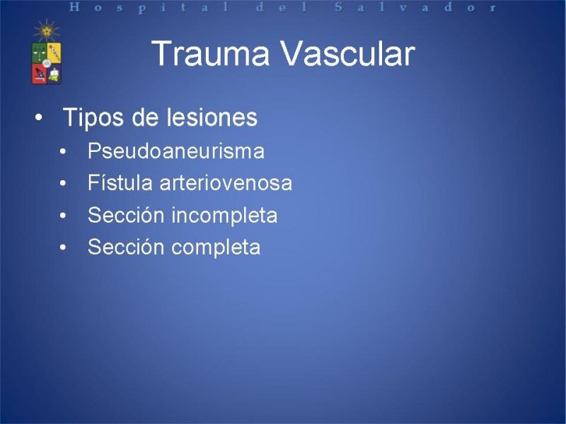 Diapositiva 5 de Trauma Vascular Cervical
