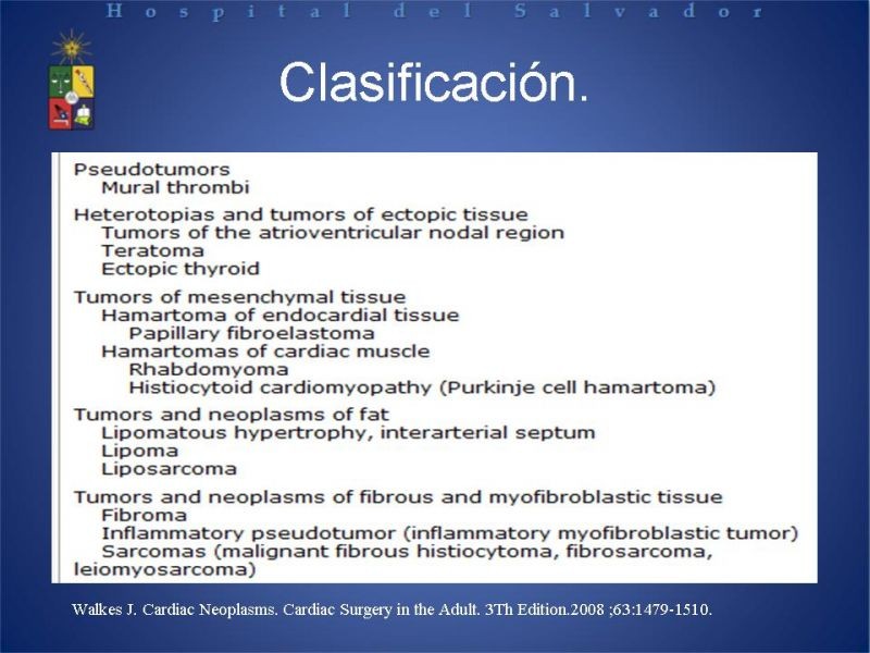 Diapositiva 4 de Tumores Cardiacos