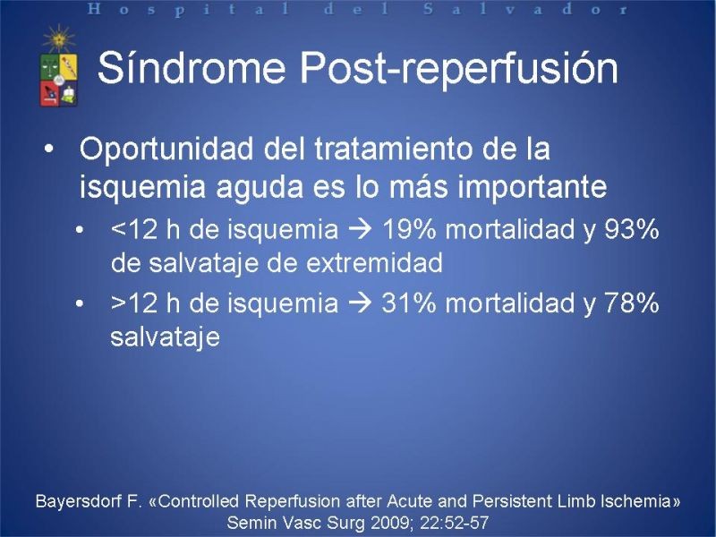 Diapositiva 6 de Síndrome de Reperfusión