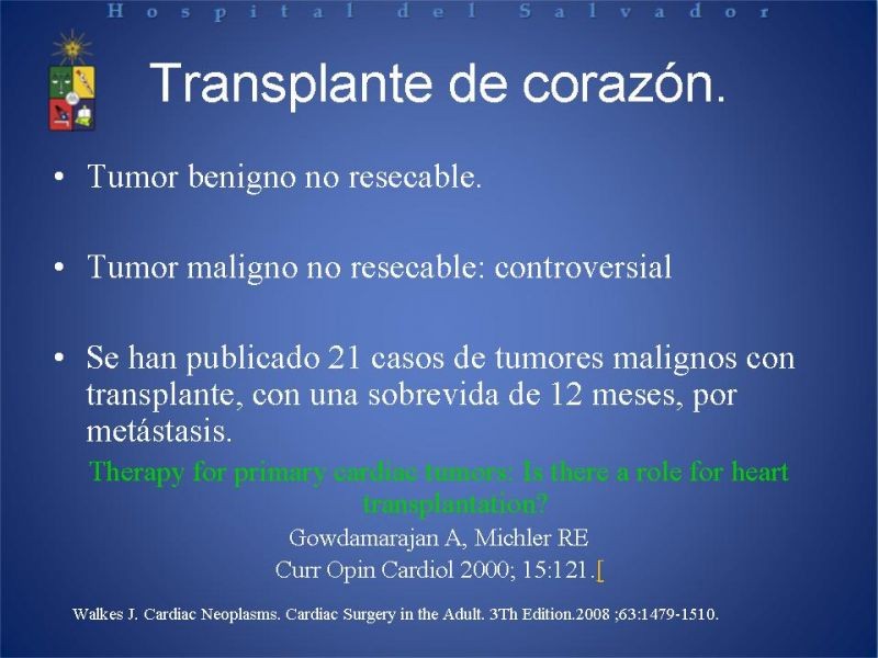 Diapositiva 39 de Tumores Cardiacos