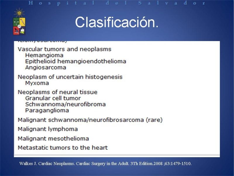 Diapositiva 5 de Tumores Cardiacos