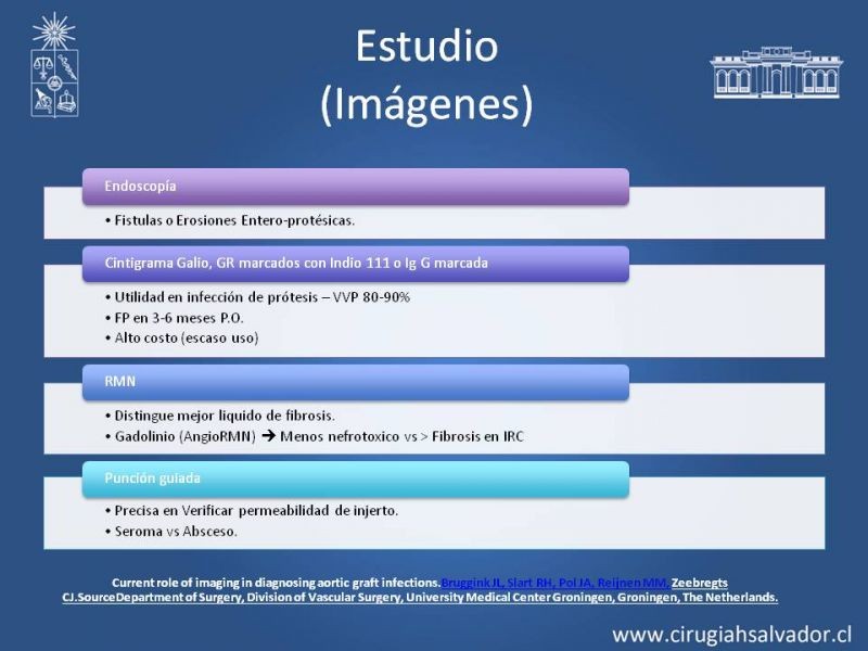 Diapositiva 18 de Infección de prótesis vasculares 