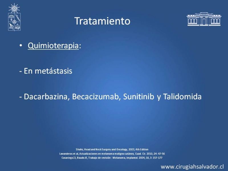 Diapositiva 30 de Estudio, diagnóstico y clasificación del Melanoma