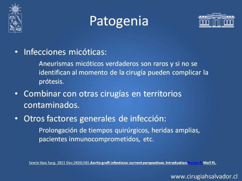 Diapositiva 10 de Infección de prótesis vasculares 