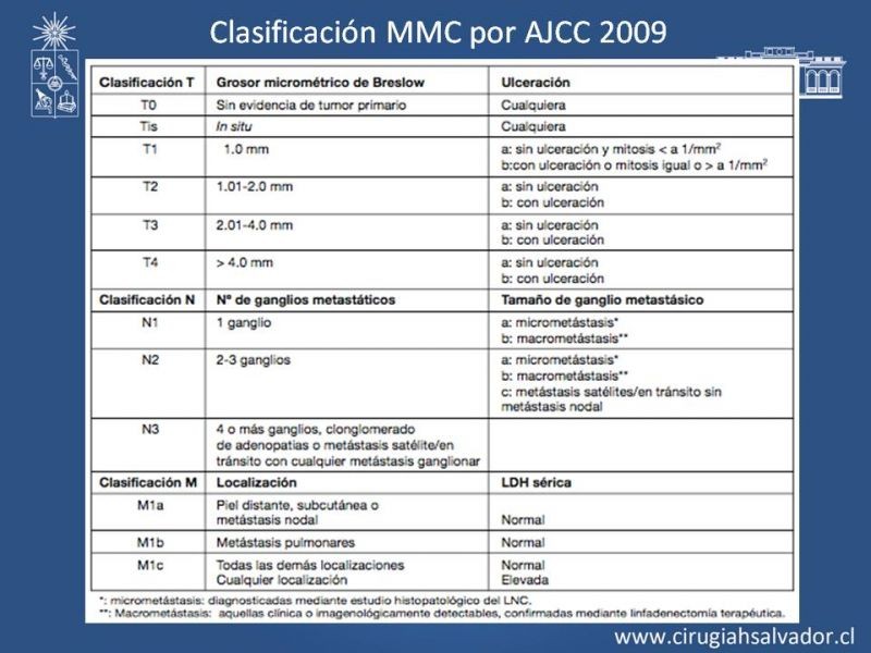 Diapositiva 20 de Estudio, diagnóstico y clasificación del Melanoma