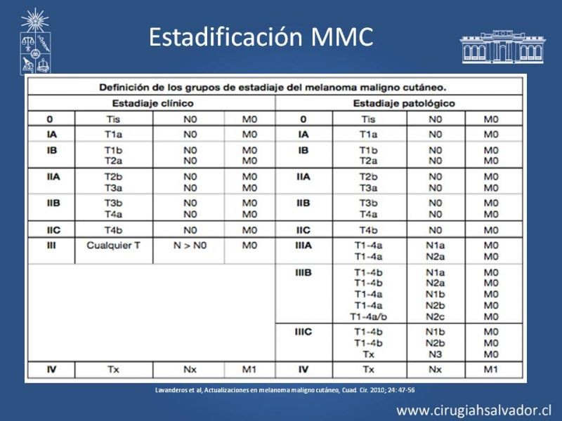 Diapositiva 21 de Estudio, diagnóstico y clasificación del Melanoma