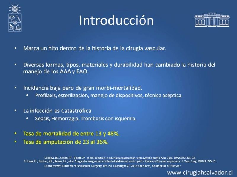 Diapositiva 2 de Infección de prótesis vasculares 