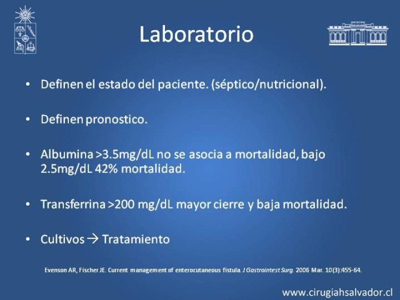 Diapositiva 12 de Fistulas Intestinales
