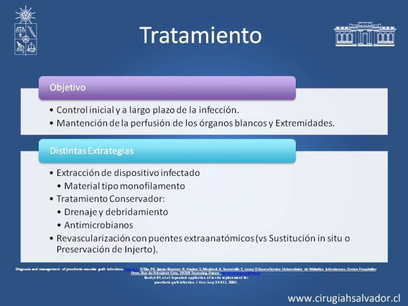 Diapositiva 23 de Infección de prótesis vasculares 