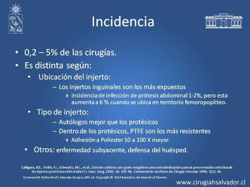 Diapositiva 3 de Infección de prótesis vasculares 