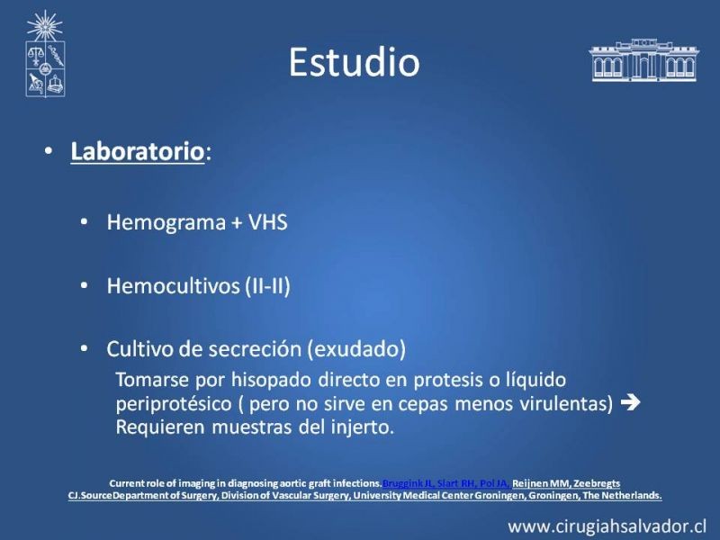 Diapositiva 15 de Infección de prótesis vasculares 