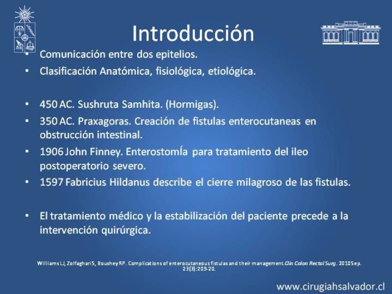 Diapositiva 1 de Fistulas Intestinales