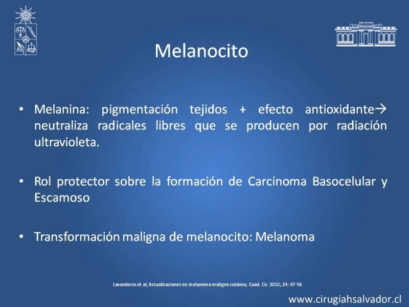Diapositiva 2 de Estudio, diagnóstico y clasificación del Melanoma