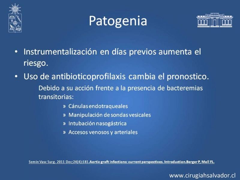 Diapositiva 9 de Infección de prótesis vasculares 