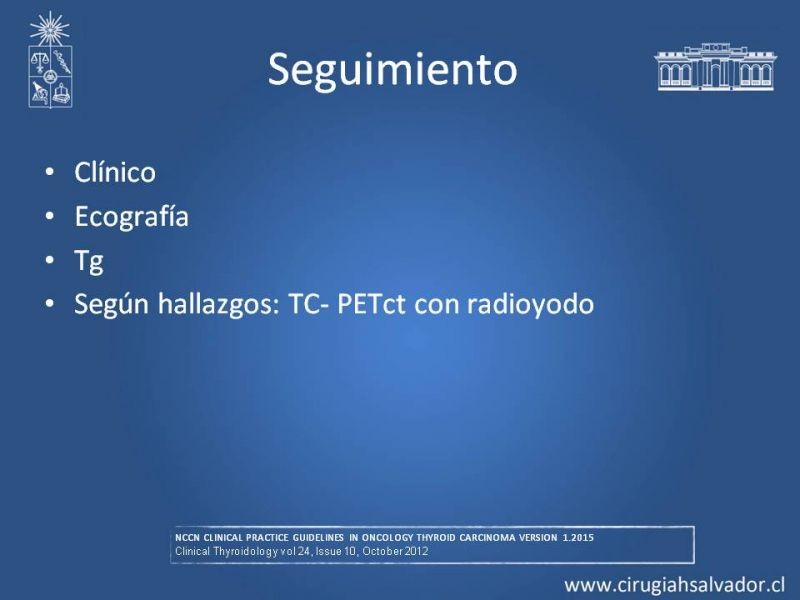 Diapositiva 35 de Cáncer Diferenciado de Tiroides