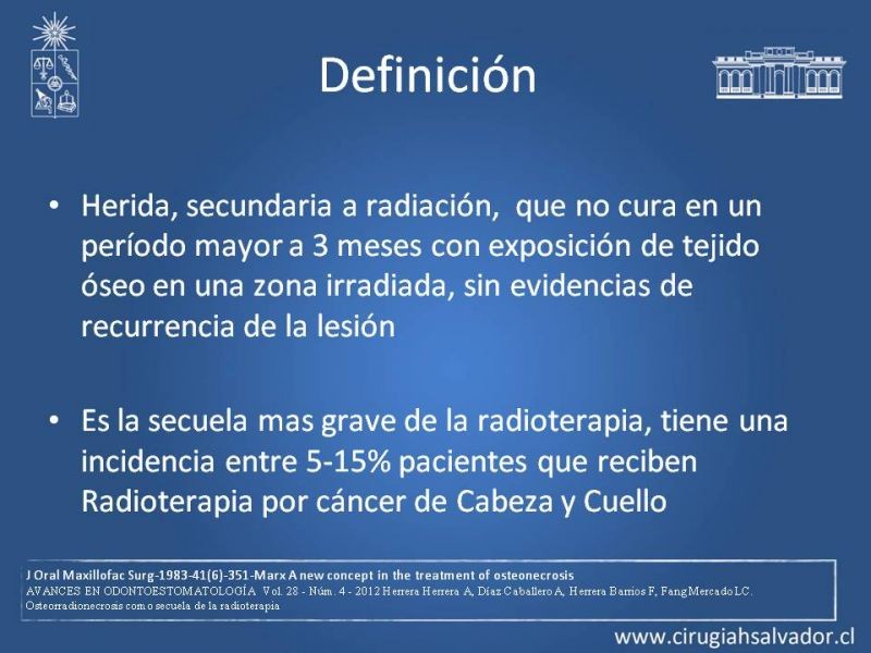 Diapositiva 2 de Osteoradionecrosis