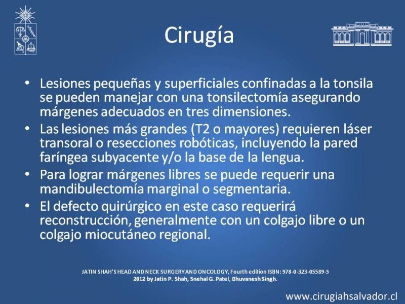 Diapositiva 13 de Cáncer de amígdala (Tonsila palatina)