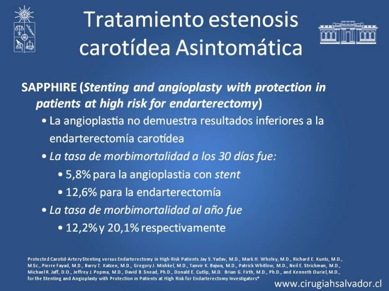 Diapositiva 30 de Estenosis Carotídea Asintomática