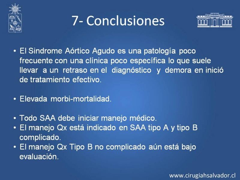 Diapositiva 36 de Síndrome Aórtico Agudo