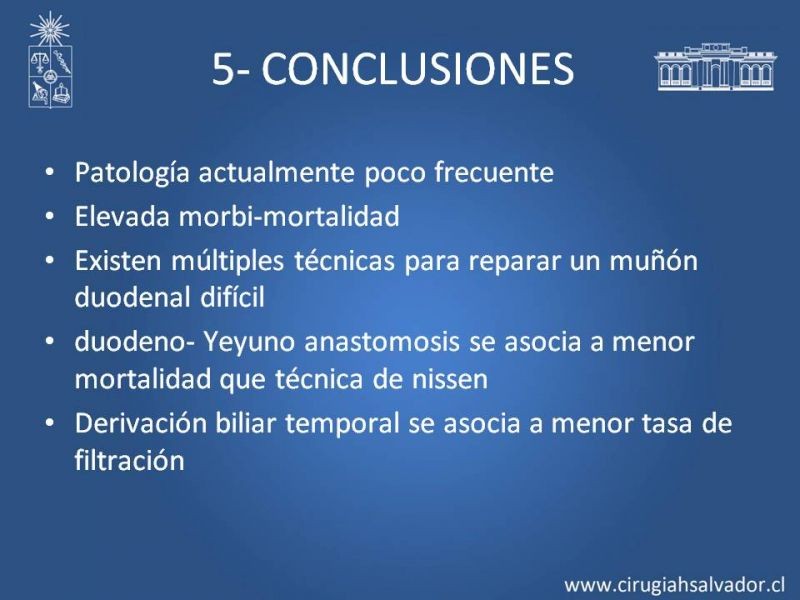 Diapositiva 26 de Manejo del muñón duodenal difícil