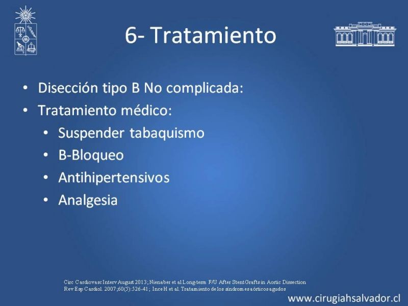 Diapositiva 33 de Síndrome Aórtico Agudo