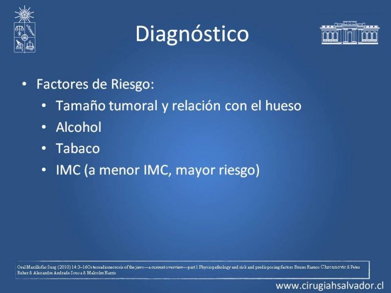 Diapositiva 8 de Osteoradionecrosis
