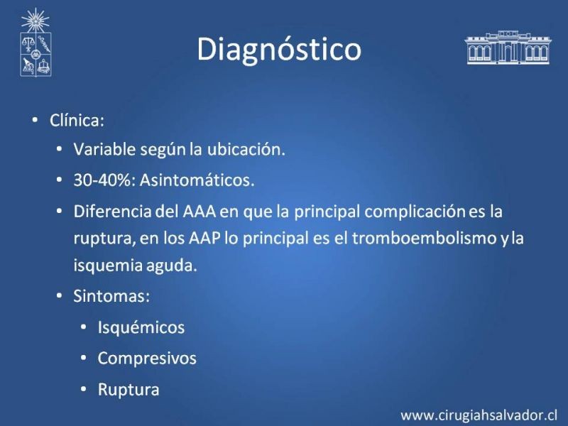 Diapositiva 16 de Aneurismas Periféricos