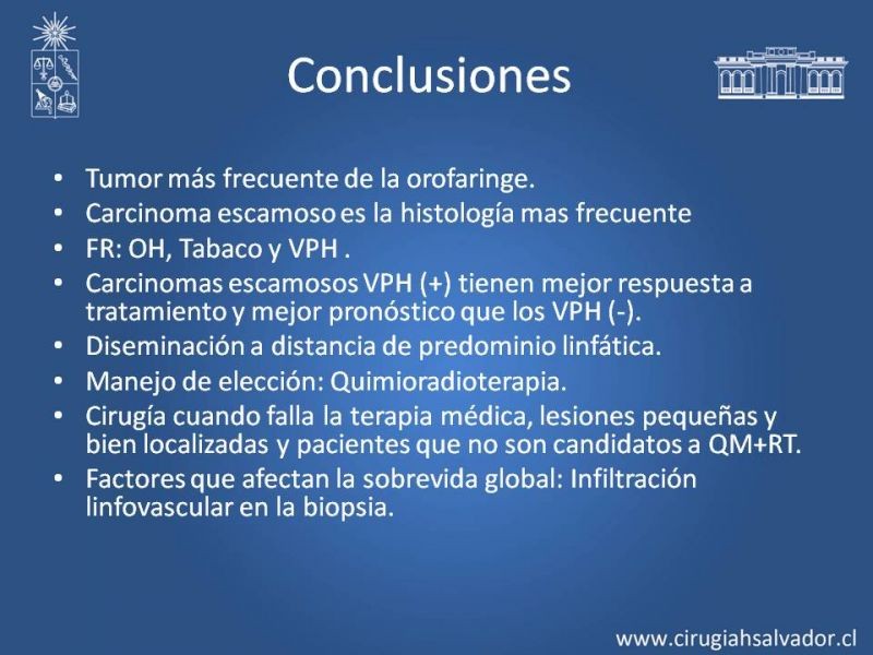 Diapositiva 24 de Cáncer de amígdala (Tonsila palatina)