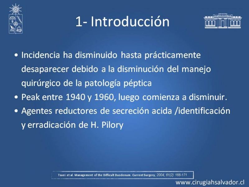 Diapositiva 5 de Manejo del muñón duodenal difícil
