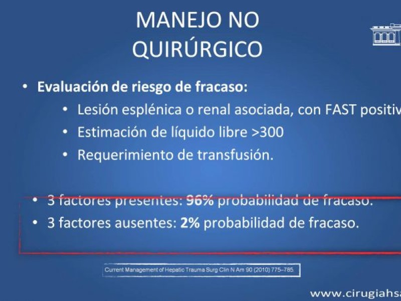 Diapositiva 16 de Trauma hepático
