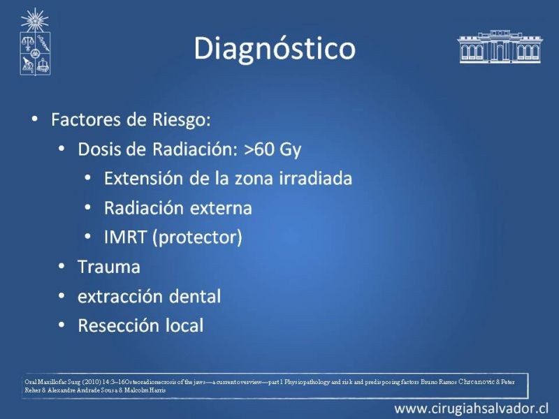 Diapositiva 7 de Osteoradionecrosis
