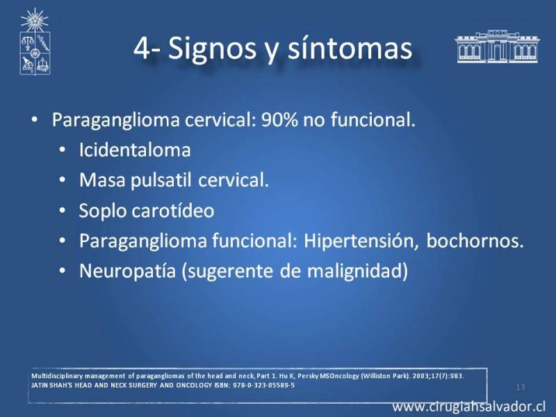 Diapositiva 12 de Paraganglioma cervical