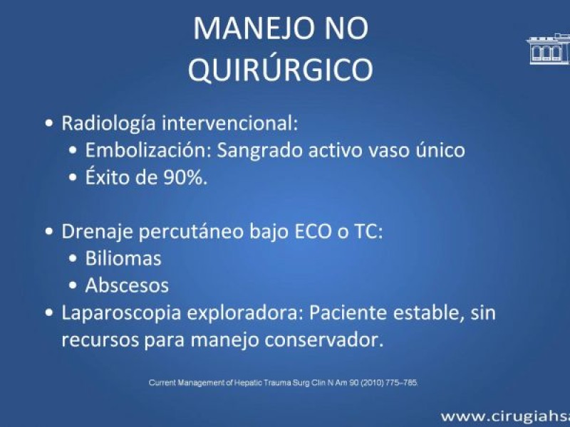 Diapositiva 17 de Trauma hepático