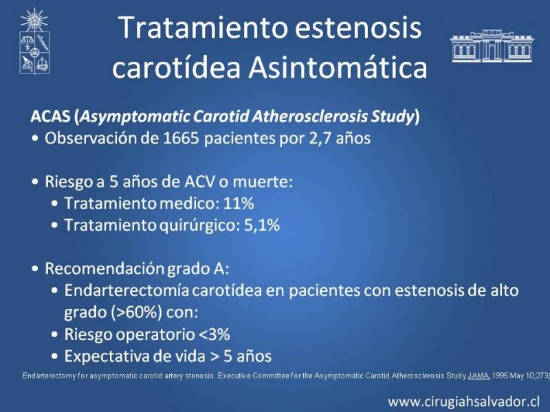 Diapositiva 25 de Estenosis Carotídea Asintomática