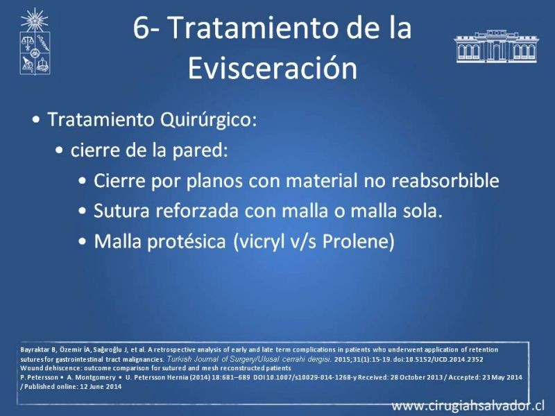 Diapositiva 26 de Manejo de la Evisceración