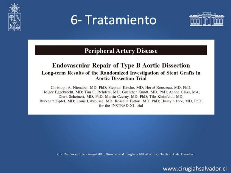 Diapositiva 34 de Síndrome Aórtico Agudo