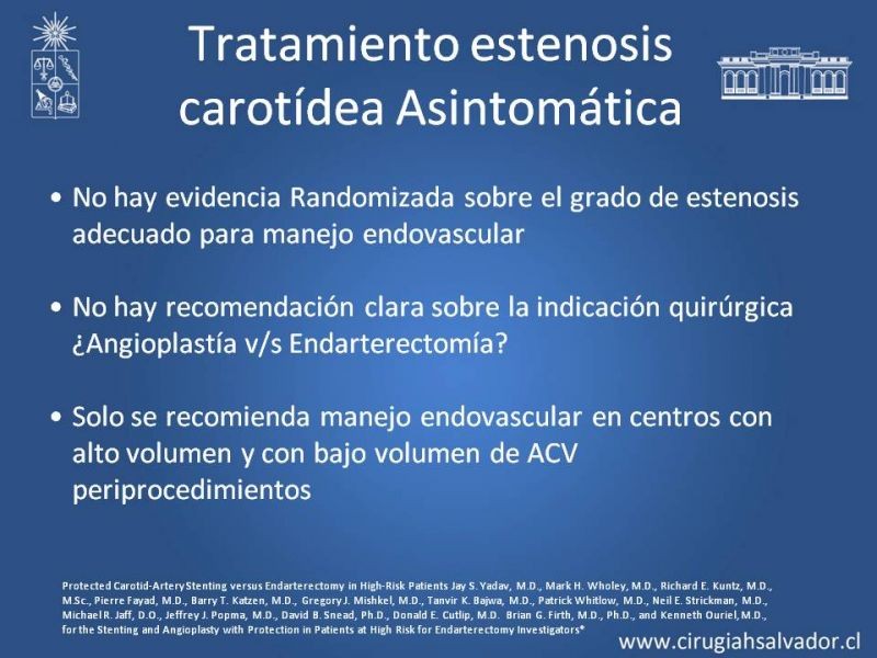 Diapositiva 32 de Estenosis Carotídea Asintomática