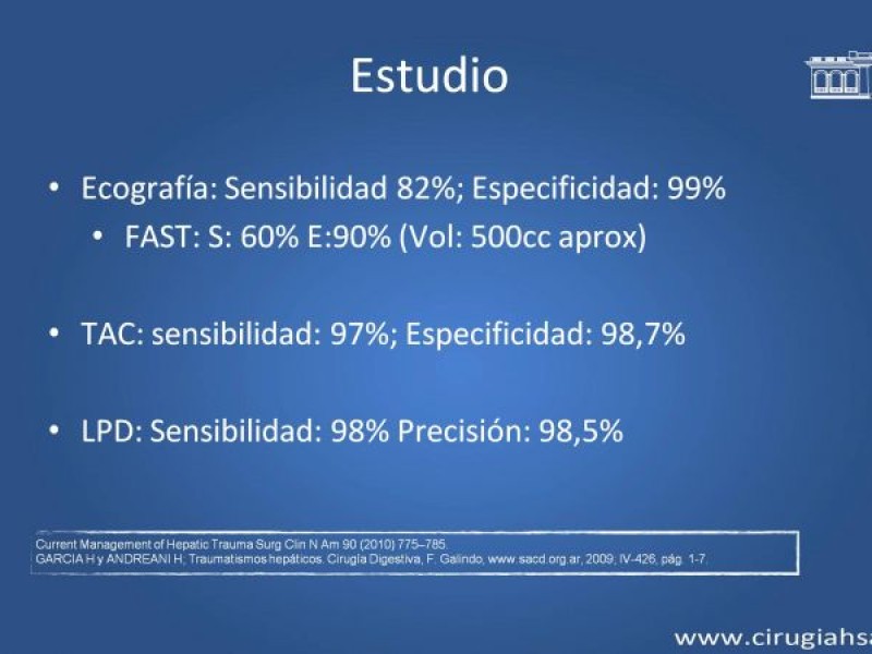 Diapositiva 10 de Trauma hepático