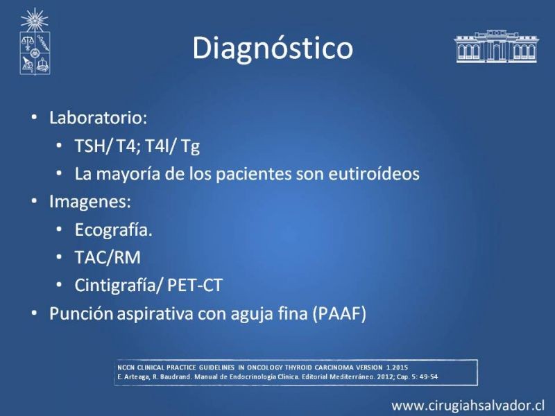 Diapositiva 9 de Cáncer Diferenciado de Tiroides