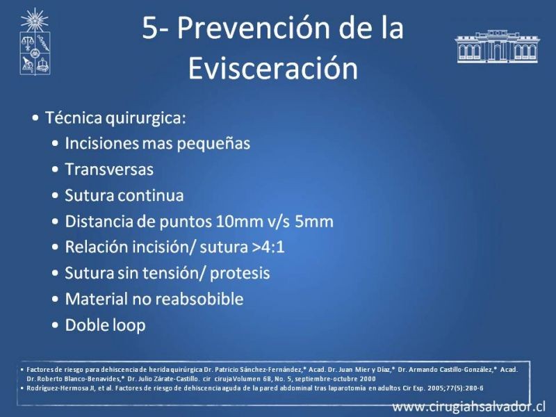 Diapositiva 20 de Manejo de la Evisceración